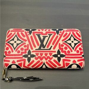 Louis Vuitton Red and Black Women's Wallet limited edition zippy